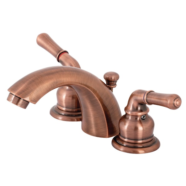 KB956 Magellan Mini-Widespread Bathroom Faucet, Antique Copper